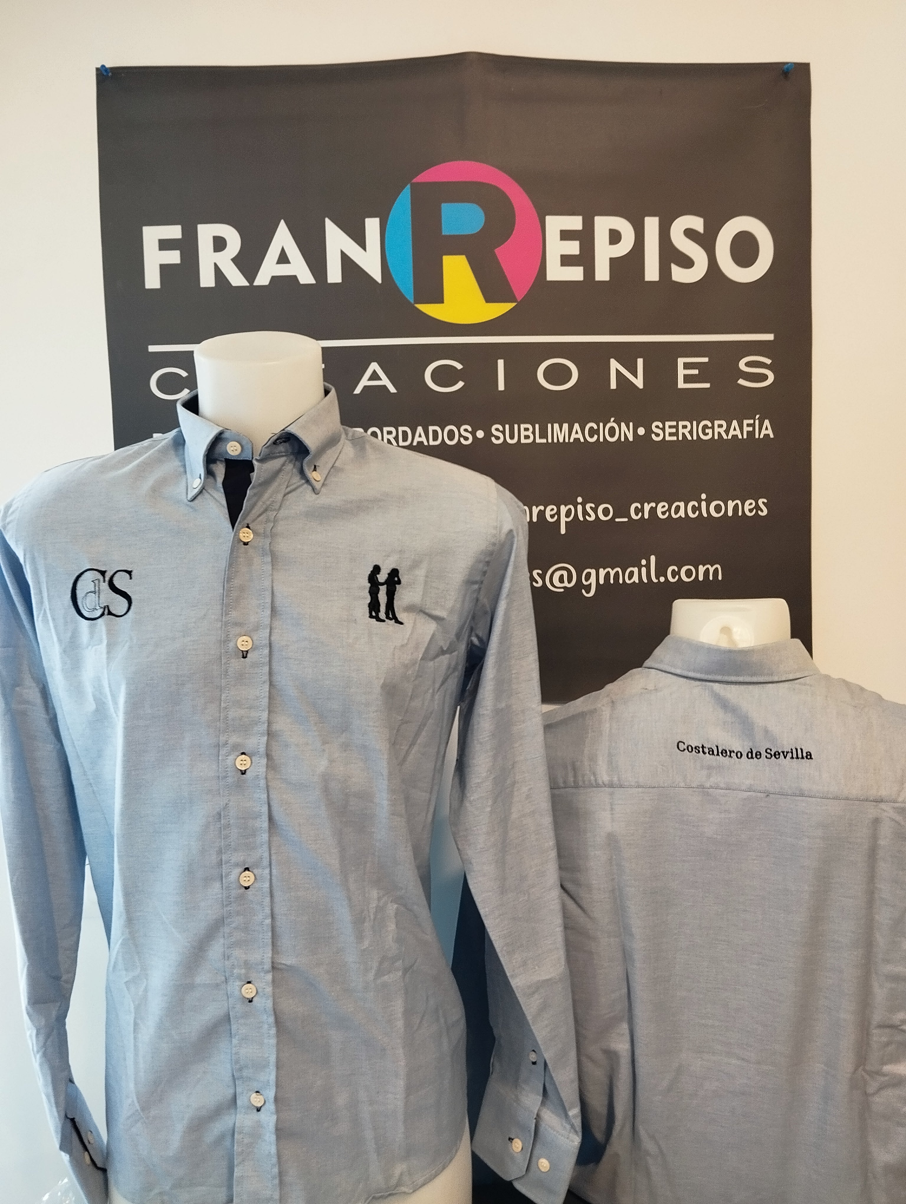 Camisa Azul Costalero de Sevilla